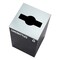 Alpine Industries Square Recycling Bin, 29 Gallons, Black Can, Mixed Opening Lid, for Cans/Bottles ALP4450-KIT-BLK-M-CB - alternate 9